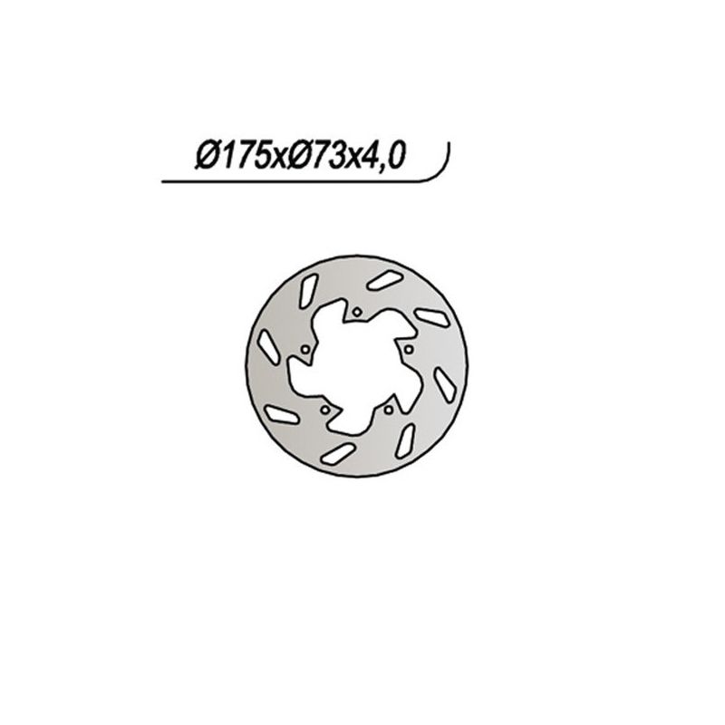 DISCO FRENO POST. NG 366 GILERA Runner Purejet ST (C46200) 50 08/10