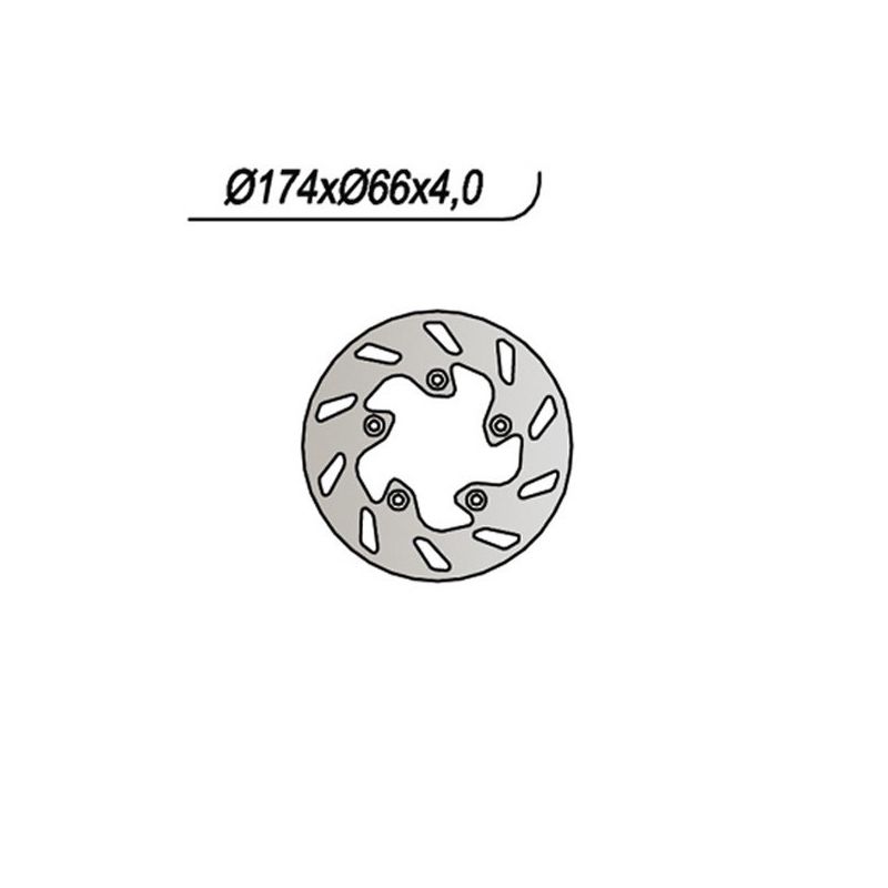 DISCO FRENO POST. NG 191 GILERA Runner SP DD 50 98/99