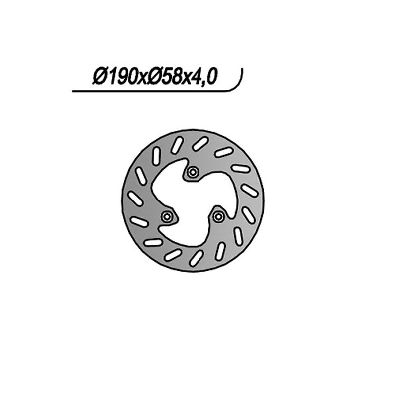 DISCO FRENO ANT. NG 303 GILERA Storm E2 50 07/08