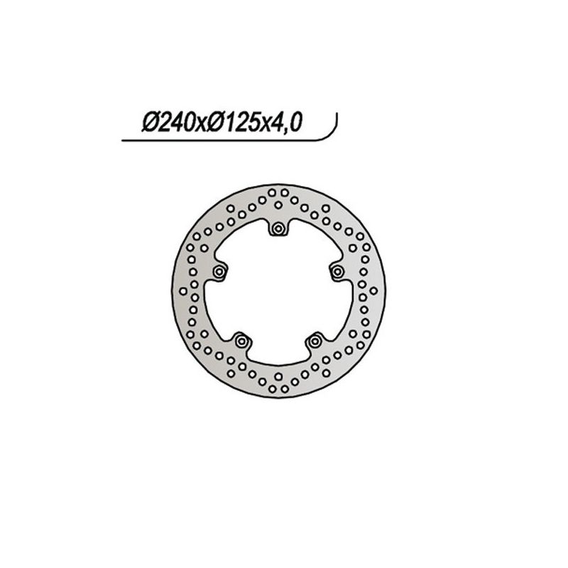 DISCO FRENO POST. NG 1071 GILERA Nexus IE E3 (M35400) 250 07/08