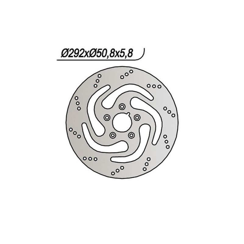 DISCO FRENO POST. NG 741 HARLEY DAVIDSON All Sporster models 0 84/99