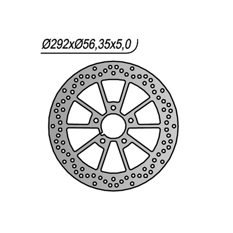DISCO FRENO POST. NG 1247 HARLEY DAVIDSON XLL Sportster Low 883 05/13