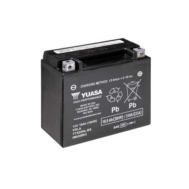 BATTERIA YUASA YTX20HL-BS(WC) HARLEY DAVIDSON XLR Sportster 883 02/03