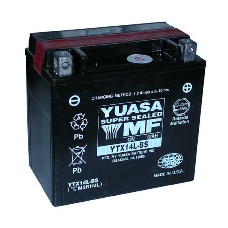 BATTERIA YUASA YTX14L-BS HARLEY DAVIDSON XLX Forty Eight 1200 11/13