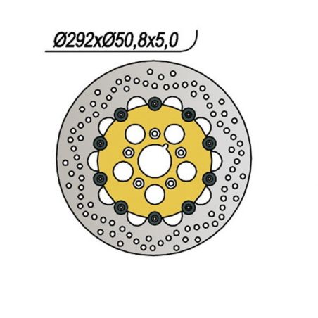 DISCO FRENO ANT. NG 420 HARLEY DAVIDSON Dyna Wide Glide 1340 84/99