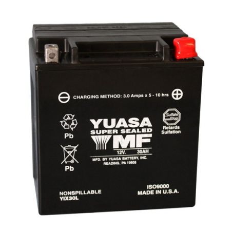 BATTERIA YUASA YIX30L HARLEY DAVIDSON FLHT Electra Glide Standard 1340 97/98