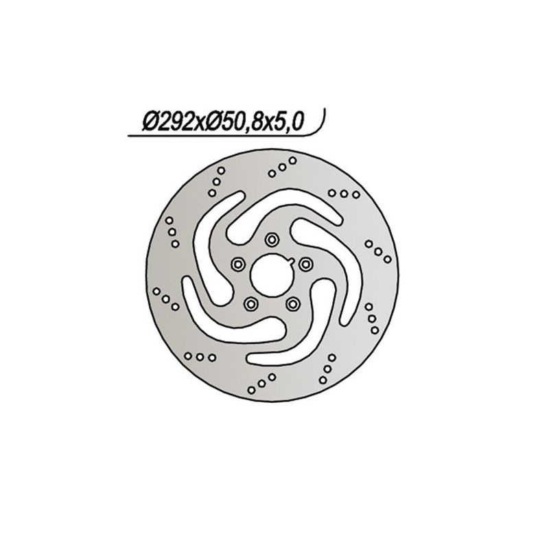 DISCO FRENO ANT. NG 739 HARLEY DAVIDSON FXLR Low Rider Custom 1340 91/94