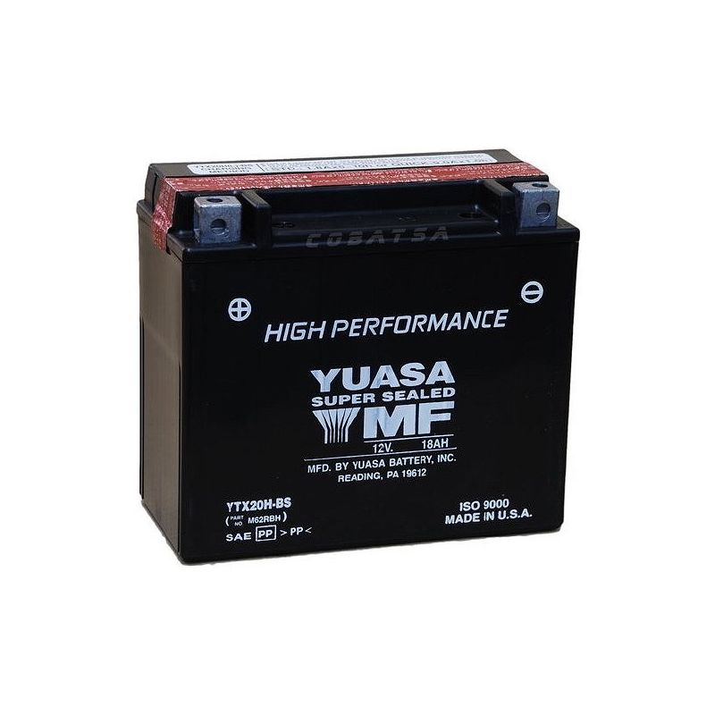 BATTERIA YUASA YTX20H-BS HARLEY DAVIDSON FXRD GT / Sport Glide GTE 1340 86/86