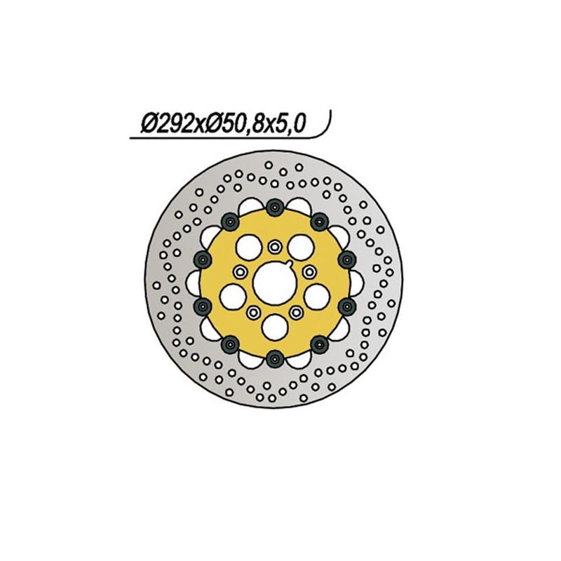 DISCO FRENO ANT. NG 420 HARLEY DAVIDSON FXRS Low Rider Sport 1340 86/86