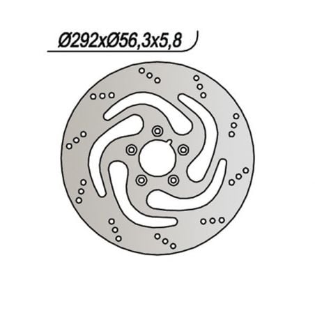 DISCO FRENO POST. DX NG 738 HARLEY DAVIDSON FXDI Dyna Super Glide F/I 1450 04/06