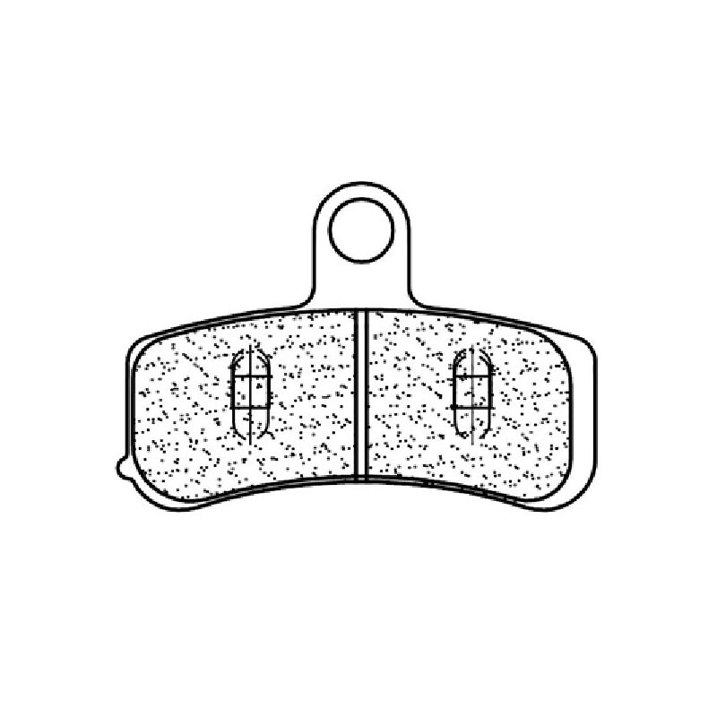 PASTIGLIA FRENO ANT. CL BRAKES 1212A3+ HARLEY DAVIDSON FXST Softail Standard 1584 08/08