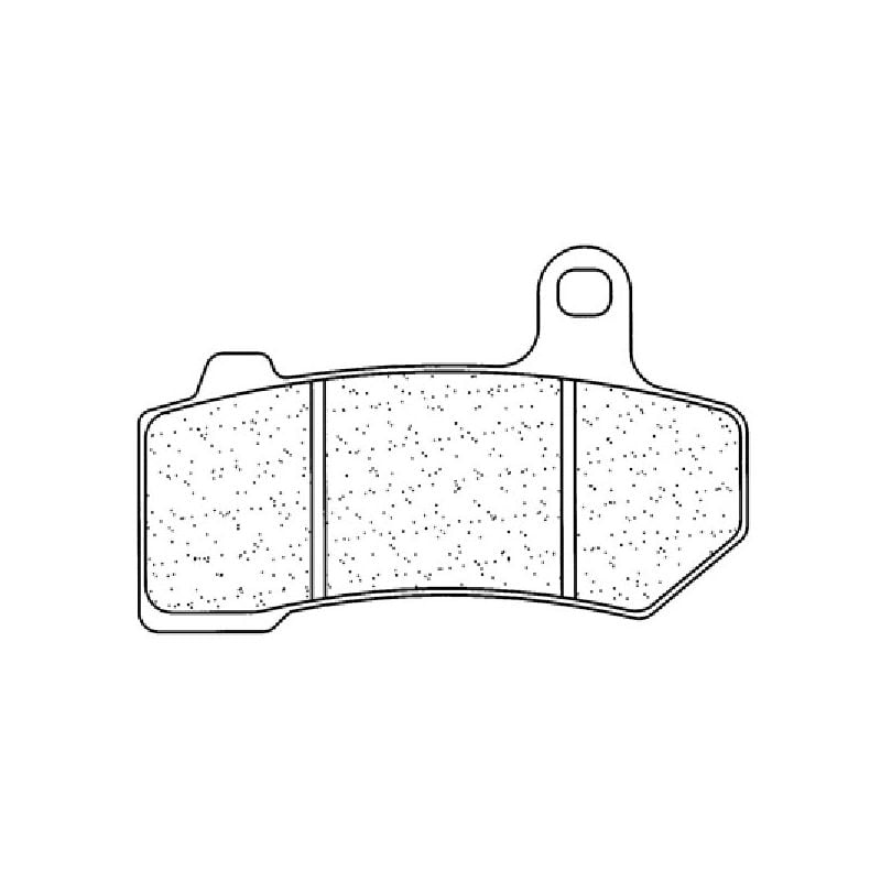 PASTIGLIA FRENO ANT. DX-SX CL BRAKES 1172A3+ HARLEY DAVIDSON FLTRU Road Glide Ultra 1868 18/19