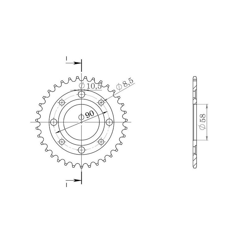 CORONA S AC P420-D37 SGR - SPROCKETS  HONDA CRF F (AE04A) 50 13/20