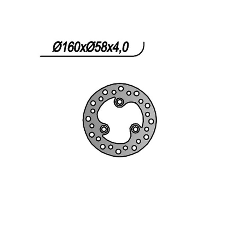 DISCO FRENO ANT. NG 108 HONDA SFX (AF37) 50 90/93