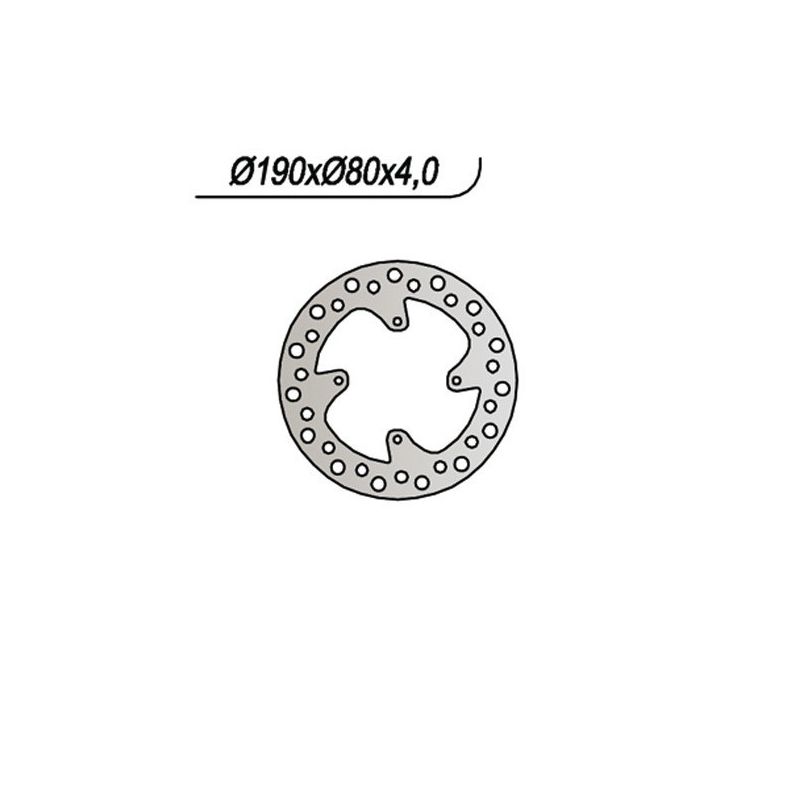 DISCO FRENO POST. NG 796 HONDA CR RB 80 86/02
