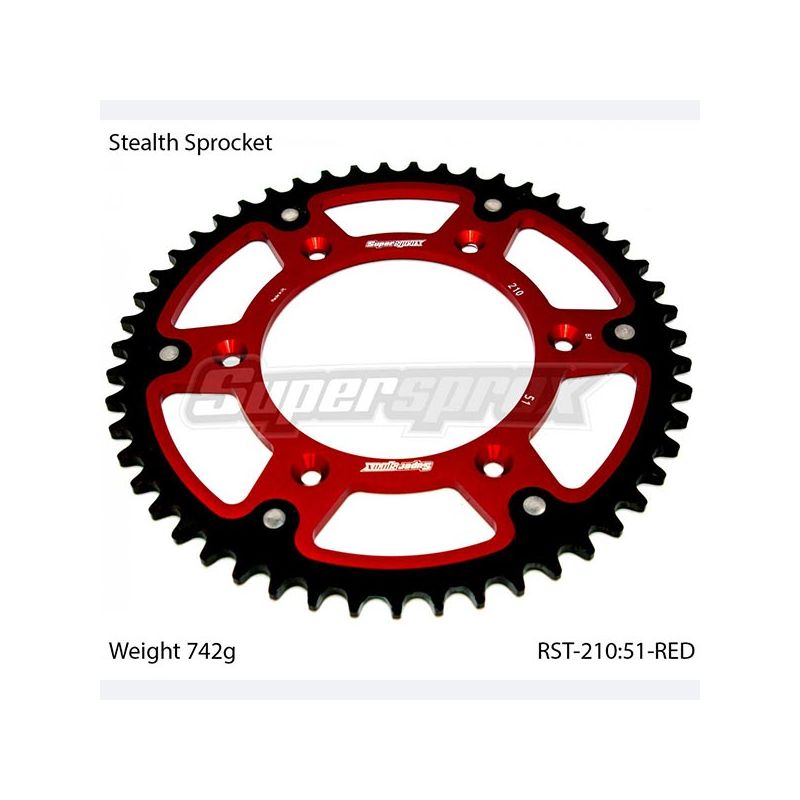 CORONA S STEALTH P520-D51 RED SUPERSPROX RST-210:51 HONDA CR R 125 85/85