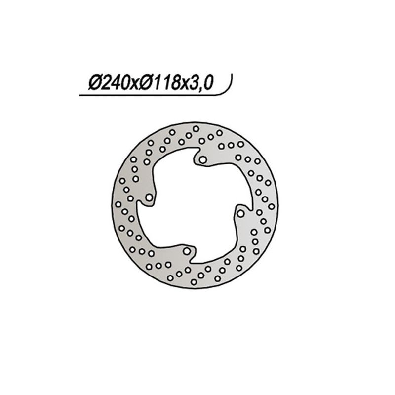 DISCO FRENO ANT. NG 237 HONDA CR R 125 89/89