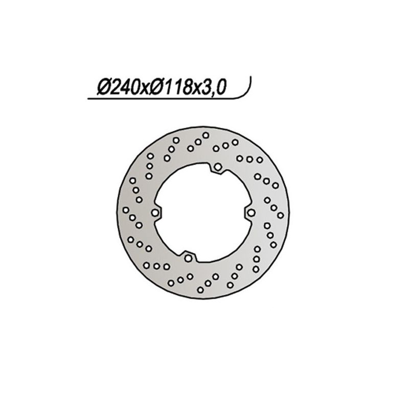 DISCO FRENO ANT. NG 199 HONDA CR R SM 125 90/91