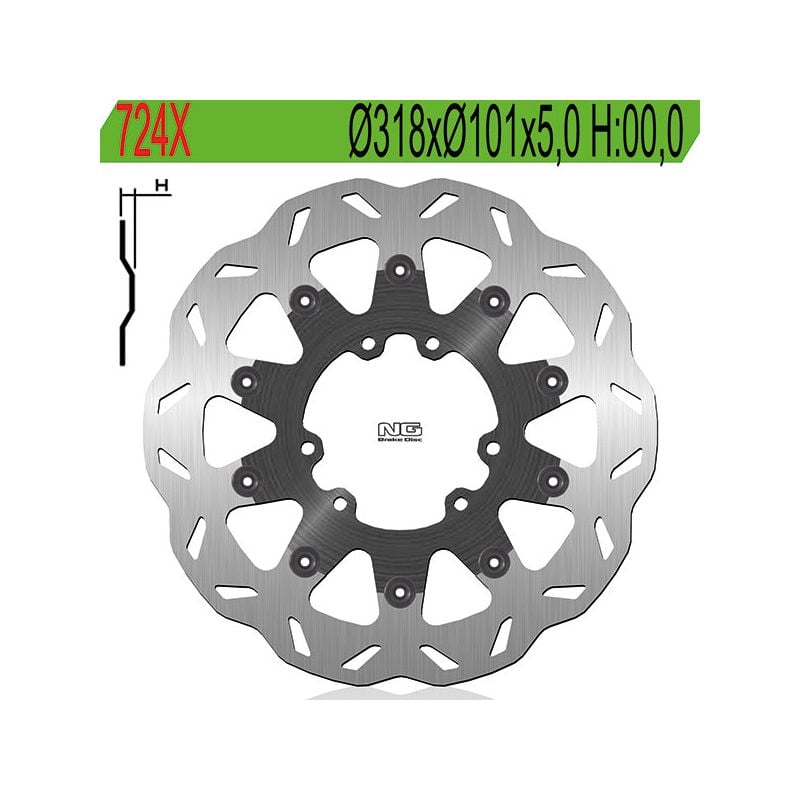 DISCO FRENO ANT. NG 724X HONDA CRE R 125 95/06