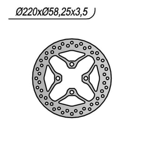 DISCO FRENO ANT. NG 1219 HONDA PCX (JF2811) 125 10/12