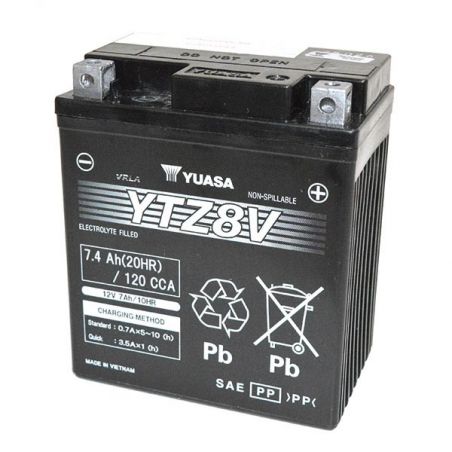 BATTERIA YUASA YTZ8V HONDA PCX ESP (JF2812/JF4711/JF5711) 125 15/17