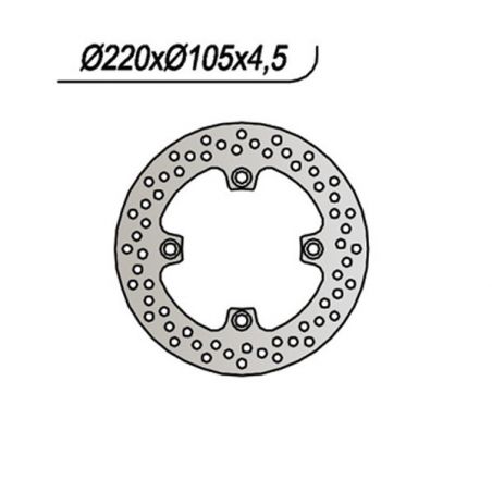 DISCO FRENO POST. NG 221 HONDA FES S Wing 150 07/12