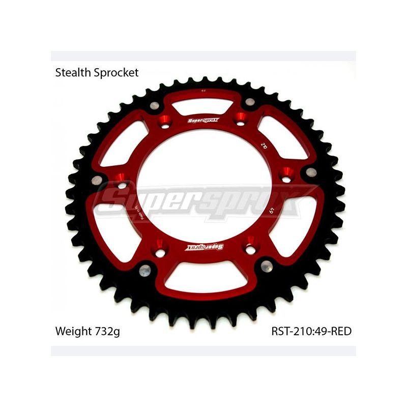 CORONA S STEALTH P520-D49 RED SUPERSPROX RST-210:49 HONDA CR R 250 06/07