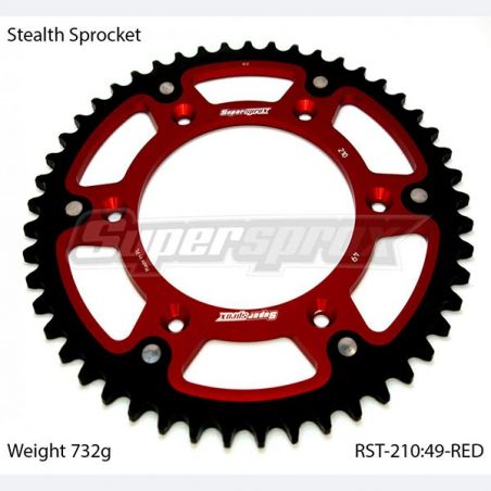 CORONA S STEALTH P520-D49 RED SUPERSPROX RST-210:49 HONDA CRF R (ME12) 250 22/22