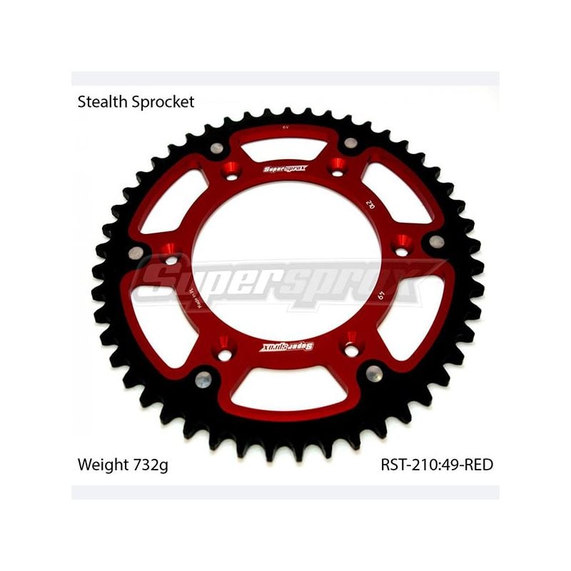 CORONA S STEALTH P520-D49 RED SUPERSPROX RST-210:49 HONDA CRF X (ME11) 250 10/10
