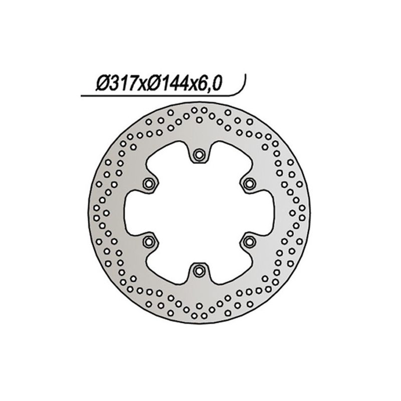 DISCO FRENO ANT. SX NG 125 HONDA VT C V Twin Magna S (MC29) 250 96/97