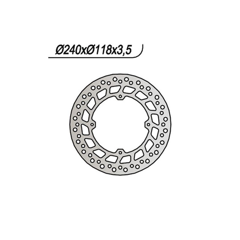 DISCO FRENO ANT. NG 119 HONDA XR R (ME01/ME06/ME08) 250 84/06