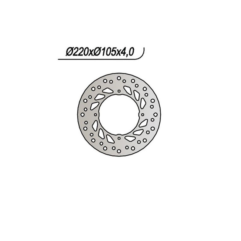 DISCO FRENO POST. NG 656 HONDA XR R (ME01/ME06/ME08) 250 90/06