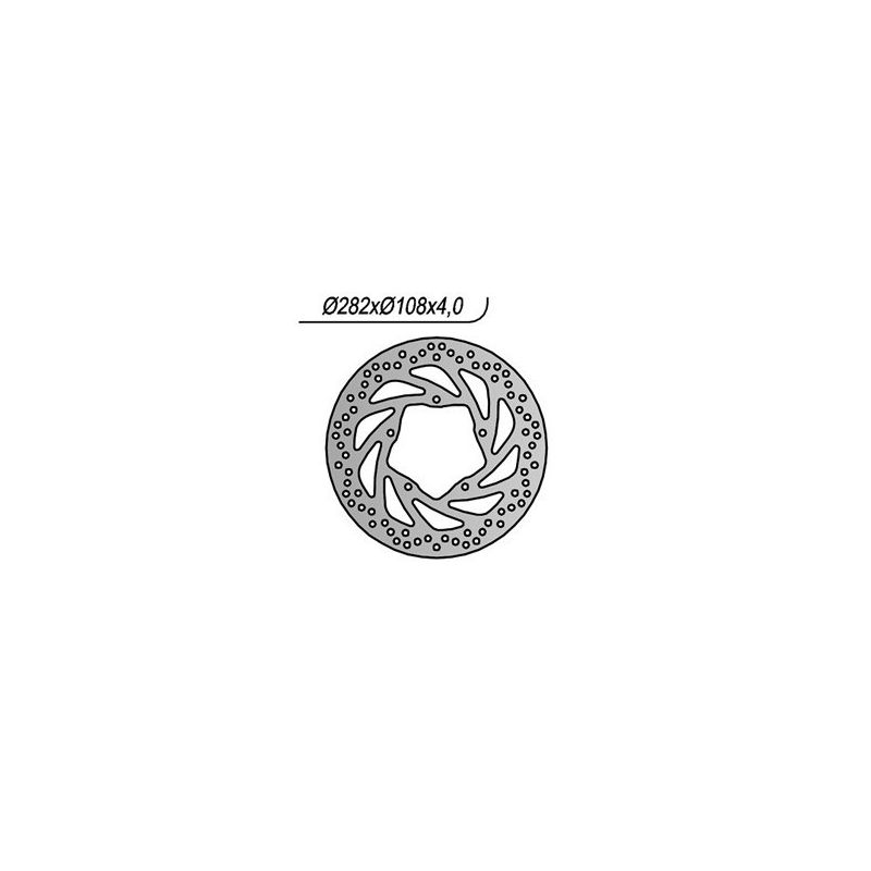 DISCO FRENO ANT. NG 1198 YAMAHA YBR 250 07/12