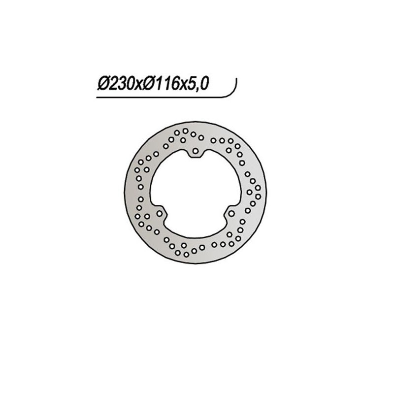 DISCO FRENO POST. NG 689 YAMAHA YP Majesty (5GM/5SJ) 250 00/03