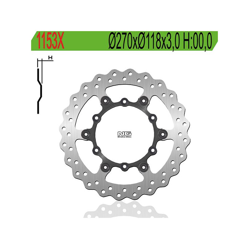 DISCO FRENO ANT. X Ø270 NG 1153X YAMAHA YZ 250 08/16