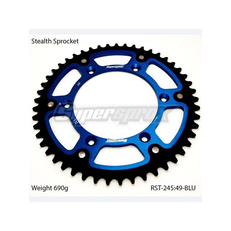 CORONA S STEALTH P520-D49 BLU SUPERSPROX RST-245:49 YAMAHA YZ F 250 04/08