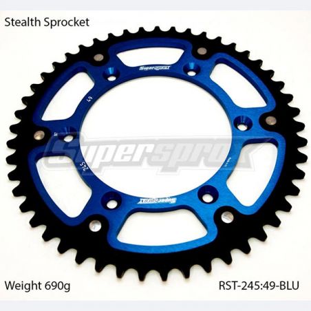 CORONA S STEALTH P520-D49 BLU SUPERSPROX RST-245:49 YAMAHA YZ F 250 04/08