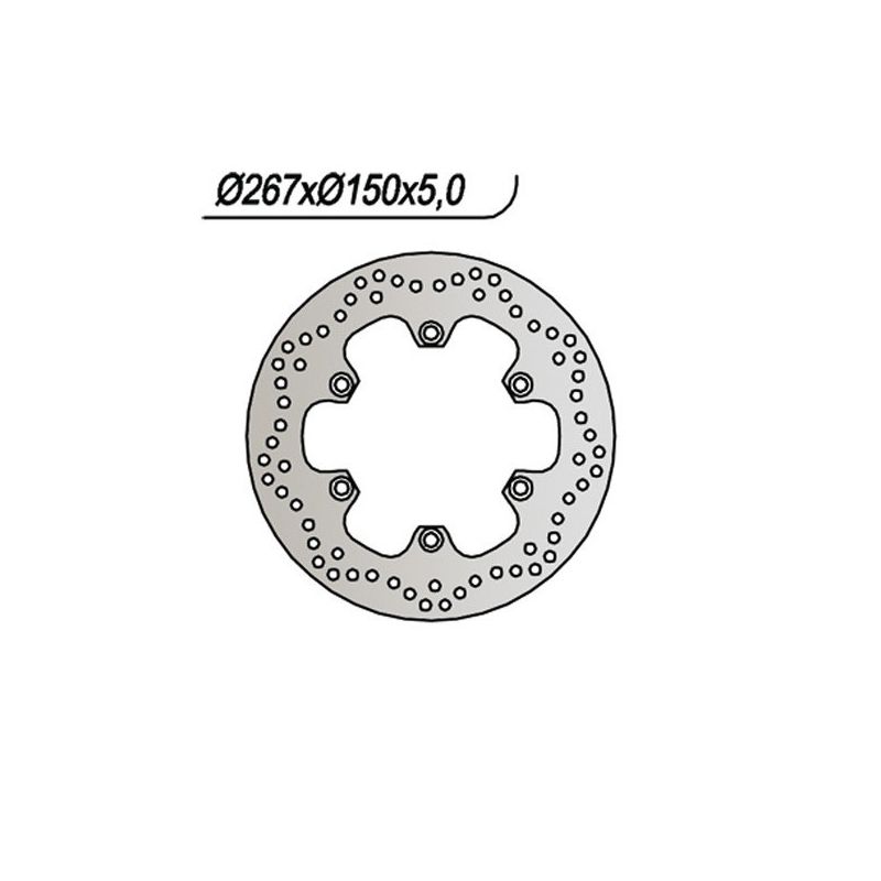 DISCO FRENO POST. NG 483 YAMAHA RD LC YPVS (31K) 350 83/84