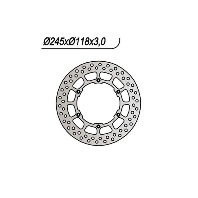 DISCO FRENO ANT. NG 320 YAMAHA WR F 400 98/00