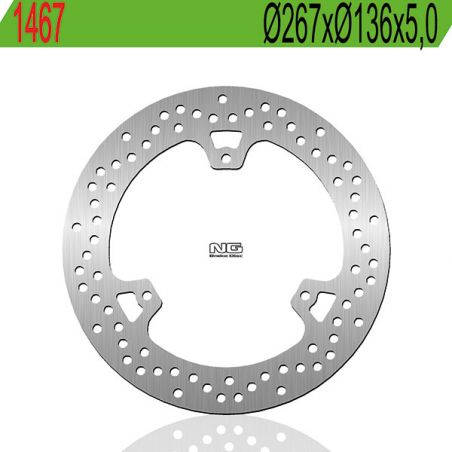 DISCO FRENO POST. NG 1467 YAMAHA YP R X-MAX (SH071) 400 13/15