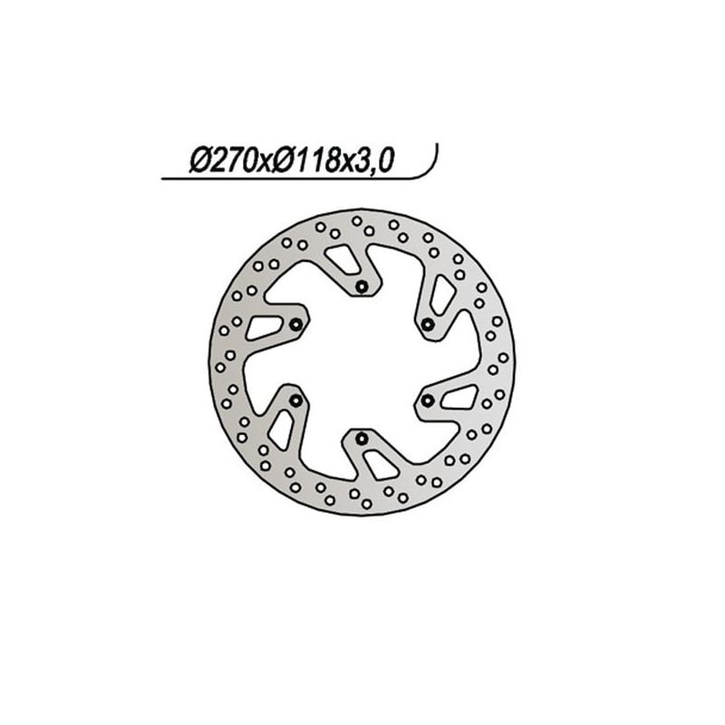 DISCO FRENO ANT. NG 719 YAMAHA YZ F 426 01/02