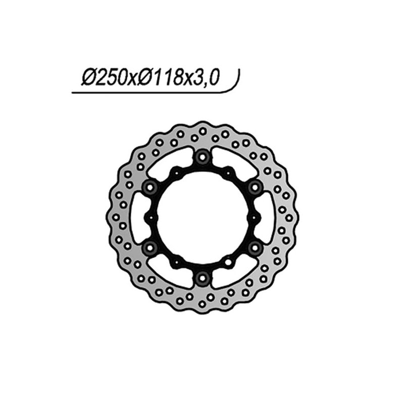 DISCO FRENO ANT. NG 276X YAMAHA YZ F (CJ06C) 450 05/05