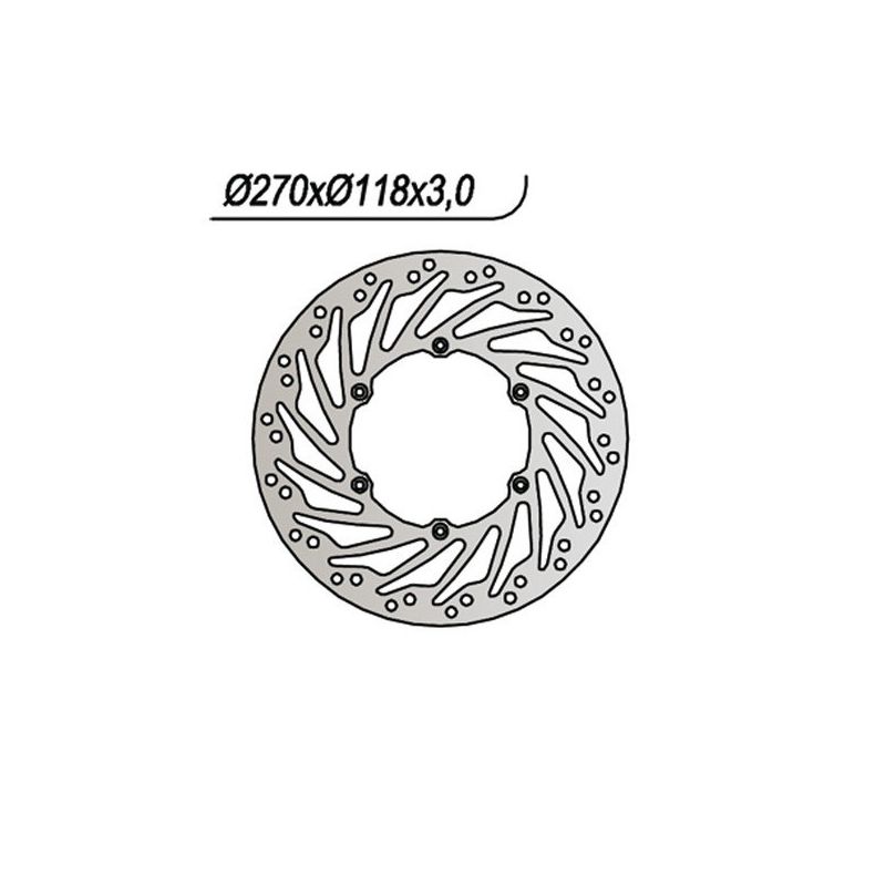 DISCO FRENO ANT. NG 855 YAMAHA YZ F (CJ18C2) 450 14/14