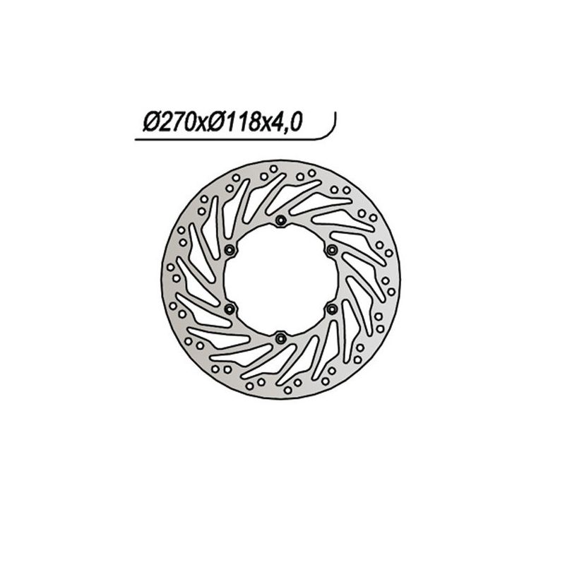 DISCO FRENO ANT. NG 856 YAMAHA YZ F (CJ18C2) 450 14/14