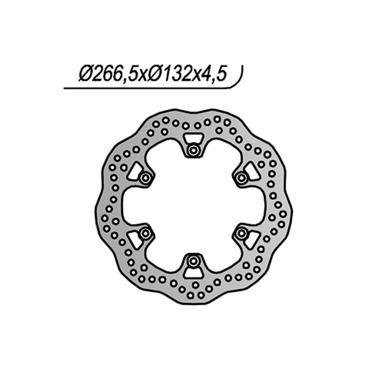 DISCO FRENO POST. NG 1032X YAMAHA XP T-Max (SJ011) 500 01/03