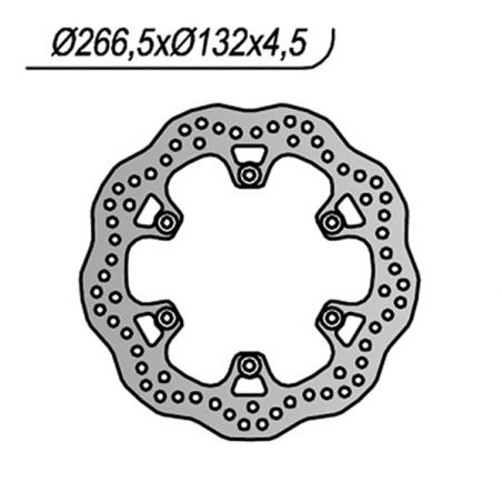 DISCO FRENO POST. NG 1032X YAMAHA XP T-Max (SJ031/SJ051/SJ032/SJ034/SJ052) 500 04/07
