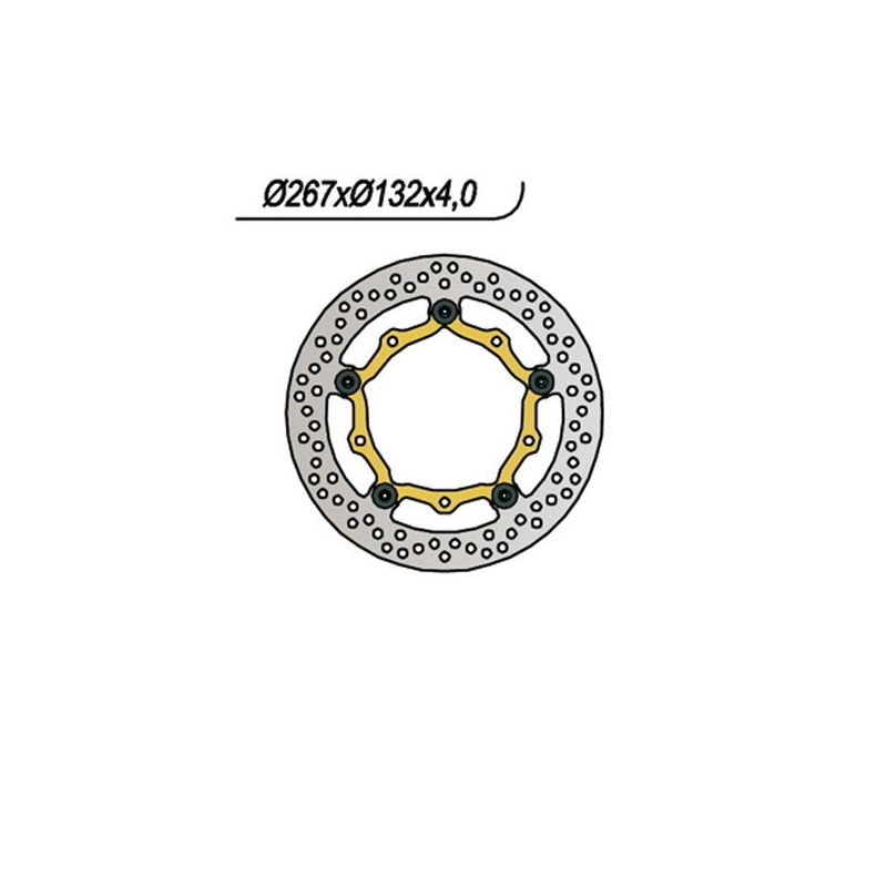 DISCO FRENO ANT. DX-SX NG 1083 YAMAHA XP T-Max SX ABS (SJ142) 530 17/19