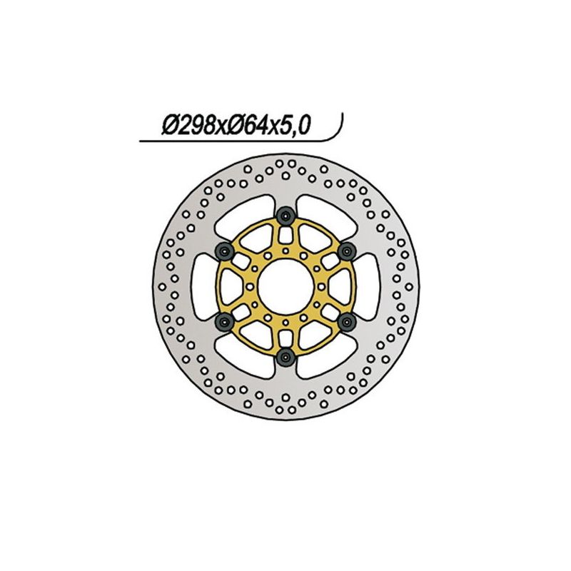 DISCO FRENO ANT. NG 696 YAMAHA XJ Maxim 550 81/83