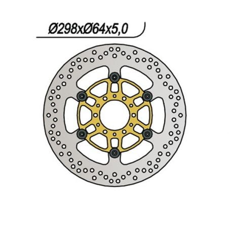 DISCO FRENO ANT. NG 696 YAMAHA XJ R Seca 550 81/84