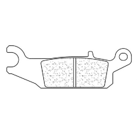 PASTIGLIA FRENO POST. DX CL BRAKES 1194ATV1 YAMAHA YFM Grizzly / SE 550 09/12